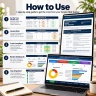 Vendor Risk & Supplier Management System | 10-in-1 Excel Dashboard