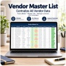 Vendor Risk & Supplier Management System | 10-in-1 Excel Dashboard
