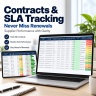 Vendor Risk & Supplier Management System | 10-in-1 Excel Dashboard