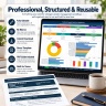 Vendor Risk & Supplier Management System | 10-in-1 Excel Dashboard