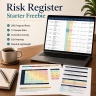Enterprise Risk Register & Risk Management Dashboard | 5x5 Heatmaps, Residual Risk & Controls