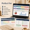 Enterprise Risk Register & Risk Management Dashboard | 5x5 Heatmaps, Residual Risk & Controls