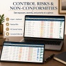Compliance & Audit Management System | 10-in-1 Excel Dashboard, Risk, NC & Actions