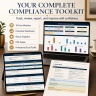Compliance & Audit Management System | 10-in-1 Excel Dashboard, Risk, NC & Actions