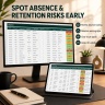 Burnout, Absence & Retention Risk Tracker | HR Risk Dashboard in Excel
