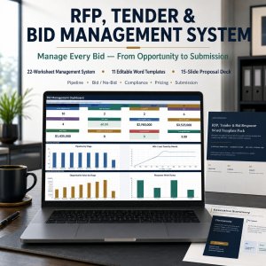 RFP, Tender & Bid Response Management System | Excel, Word & PowerPoint