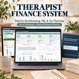 Therapist Practice Finance Tracker & P&L Dashboard