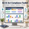EU AI Act Readiness & Risk Register Toolkit | Excel Compliance Dashboard