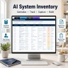 EU AI Act Readiness & Risk Register Toolkit | Excel Compliance Dashboard