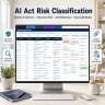 EU AI Act Readiness & Risk Register Toolkit | Excel Compliance Dashboard