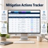 EU AI Act Readiness & Risk Register Toolkit | Excel Compliance Dashboard
