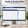 EU AI Act Readiness & Risk Register Toolkit | Excel Compliance Dashboard