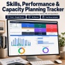Skills Matrix, Workforce Capacity & Performance Planning System | Excel