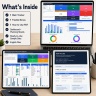 Skills Matrix, Workforce Capacity & Performance Planning System | Excel