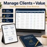 Business Control Hub | Freelancer Finance & Cashflow Dashboard Excel