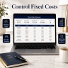 Business Control Hub | Freelancer Finance & Cashflow Dashboard Excel