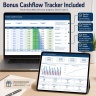 Business Control Hub | Freelancer Finance & Cashflow Dashboard Excel