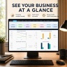 Service Business P&L & Cash Flow Tracker | Excel Finance Dashboard