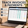 Service Business P&L & Cash Flow Tracker | Excel Finance Dashboard