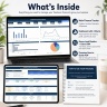 Freelancer Finance Planner & Client CRM | Excel Business Dashboard