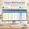 Freelancer Finance Planner & Client CRM | Excel Business Dashboard