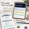 Excel Business Plan & Cash Flow Model | Startup Financial Dashboard