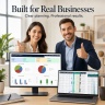 Excel Business Plan & Cash Flow Model | Startup Financial Dashboard
