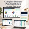 Excel Business Plan & Cash Flow Model | Startup Financial Dashboard