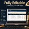 UX/UI Agency OS | Project, Time Tracking & Quote Calculator Excel