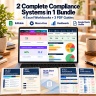 EU AI Act + NIS2 Compliance Bundle | Excel Risk, Gap & Evidence Trackers