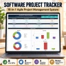 Software Project Tracker | Agile Sprint, Backlog, QA & Risk Dashboard Excel