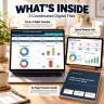 Software Project Tracker | Agile Sprint, Backlog, QA & Risk Dashboard Excel