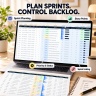 Software Project Tracker | Agile Sprint, Backlog, QA & Risk Dashboard Excel