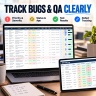 Software Project Tracker | Agile Sprint, Backlog, QA & Risk Dashboard Excel