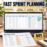 Software Project Tracker | Agile Sprint, Backlog, QA & Risk Dashboard Excel