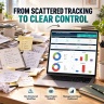 Software Project Tracker | Agile Sprint, Backlog, QA & Risk Dashboard Excel
