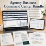Agency Business Command Center Bundle | Excel CRM, Dashboard & Proposal Kit