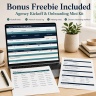 Agency Business Command Center Bundle | Excel CRM, Dashboard & Proposal Kit