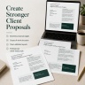 Agency Business Command Center Bundle | Excel CRM, Dashboard & Proposal Kit