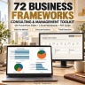 Business Frameworks Toolkit | 72 Management Frameworks, Excel + PowerPoint