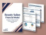 Beauty Salon Financial Model – Single Location (US): 5-Year Monthly 3-Statement Model with DCF Valuation & Cap Table