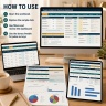 People Analytics & Workforce Dashboard | HR KPI Excel + Google Sheets