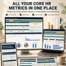 People Analytics & Workforce Dashboard | HR KPI Excel + Google Sheets