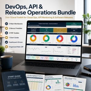 DevOps API & Release Operations Bundle | Cloud, API Analytics & Rollout Excel