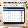 Free Business Project Planner | ROI, Budget, Tasks & Profit Dashboard Excel