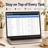 Free Business Project Planner | ROI, Budget, Tasks & Profit Dashboard Excel