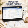 Free Business Project Planner | ROI, Budget, Tasks & Profit Dashboard Excel
