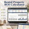 Free Rental Property ROI Calculator | Cash Flow, Cap Rate, IRR & DSCR Excel