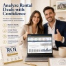 Free Rental Property ROI Calculator | Cash Flow, Cap Rate, IRR & DSCR Excel