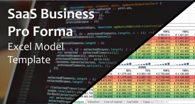SaaS (Software as a Service) Business Pro Forma Excel Model Template